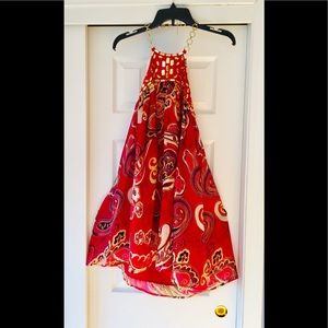 Fun vibrant hot pink dress